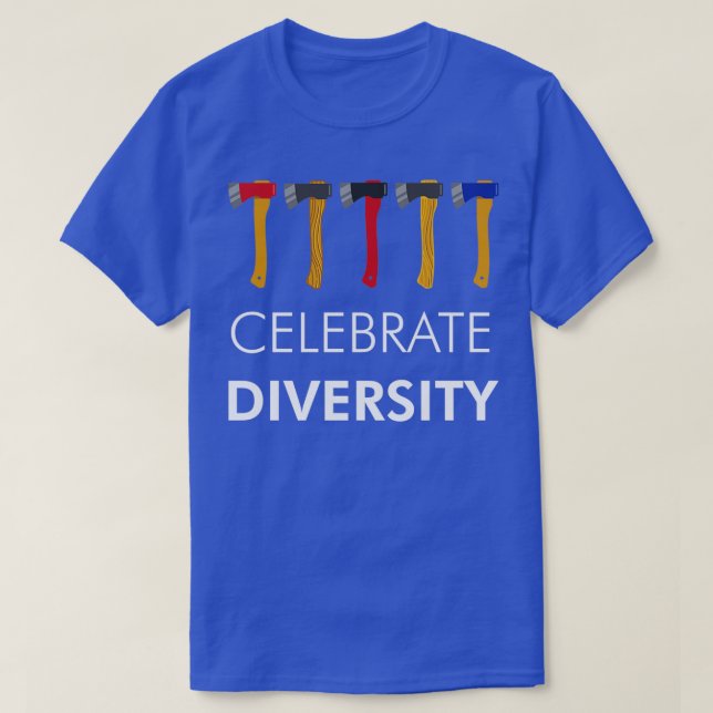 Camiseta Ax Throwing Celebra la Diversidad Classic TShirt (Diseño del anverso)