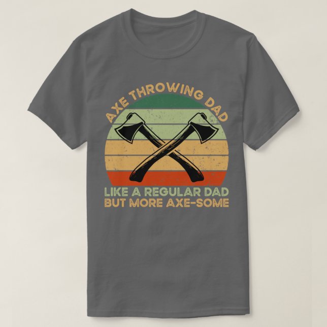 Camiseta Ax Throwing Dad (Diseño del anverso)