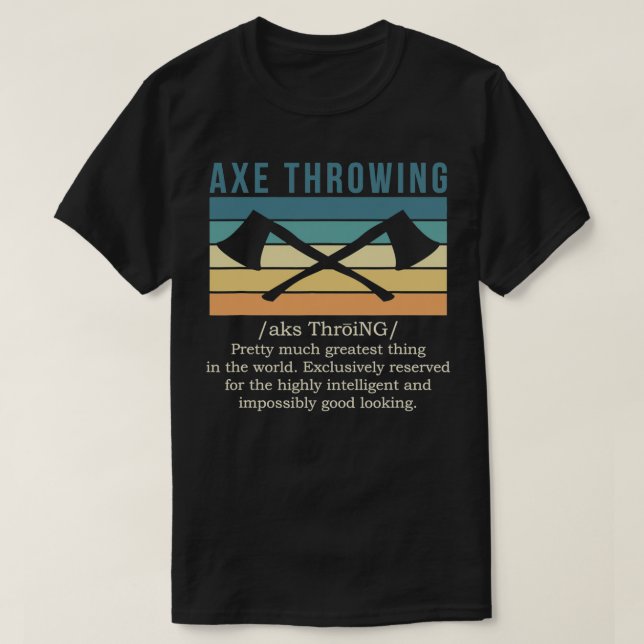 Camiseta Ax Throwing Definition Classic TShir (Diseño del anverso)