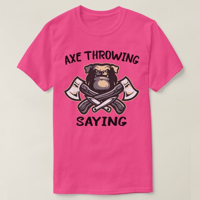 CAMISETA AX THROWING DICHO 27 (Diseño del anverso)