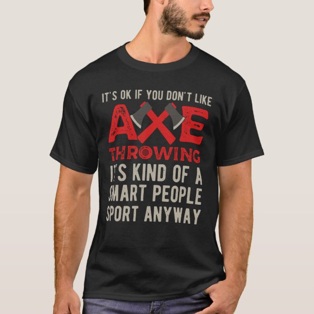 Camiseta Ax Throwing Funny (Anverso)