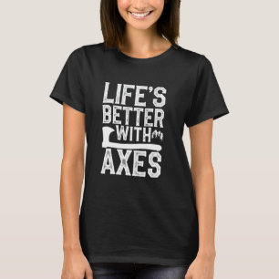 Camiseta Ax Throwing Target Practicar Lumberjack Sport Viki