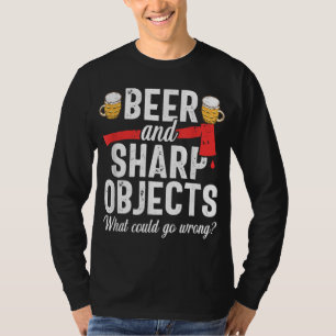 Camiseta Ax Tirowing Dad Funny Beer Hatchet Lumberjack Hob