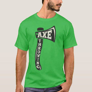 Camiseta Ax Tirowing Funny Axepert Retro Hatchet Tossing G
