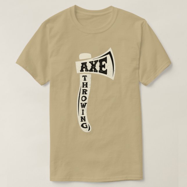 Camiseta Ax Tirowing Funny Axepert Retro Hatchet Tossing G (Diseño del anverso)