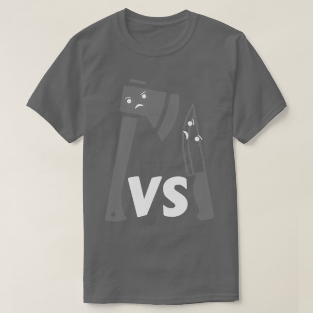 Camiseta Ax Vs Knife Classic TShirt (Diseño del anverso)