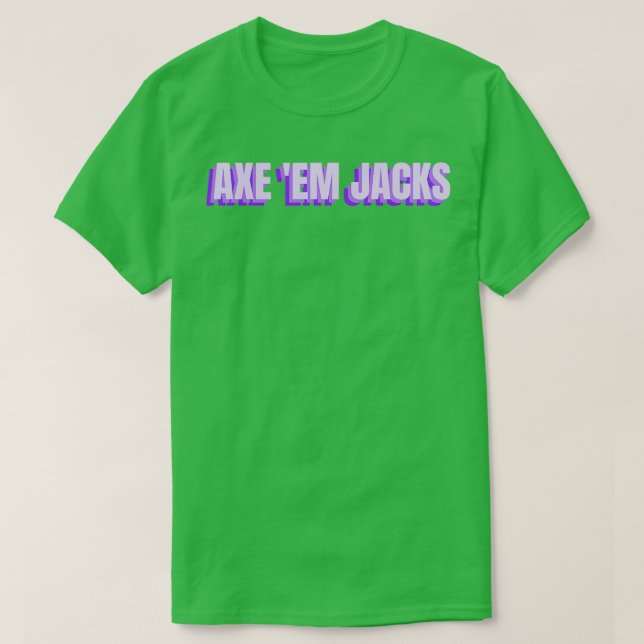Camiseta Ax x27em Jacks SFA 2 (Diseño del anverso)