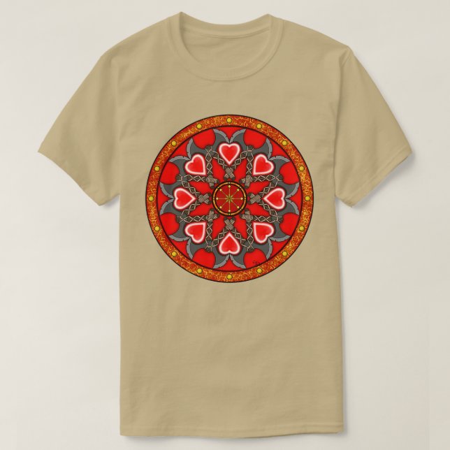 Camiseta Ax y Escudo cardíaco 2 (Diseño del anverso)