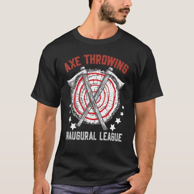 Camiseta Axe Throwing Inaugural League Chopping Tool Axe (Anverso)