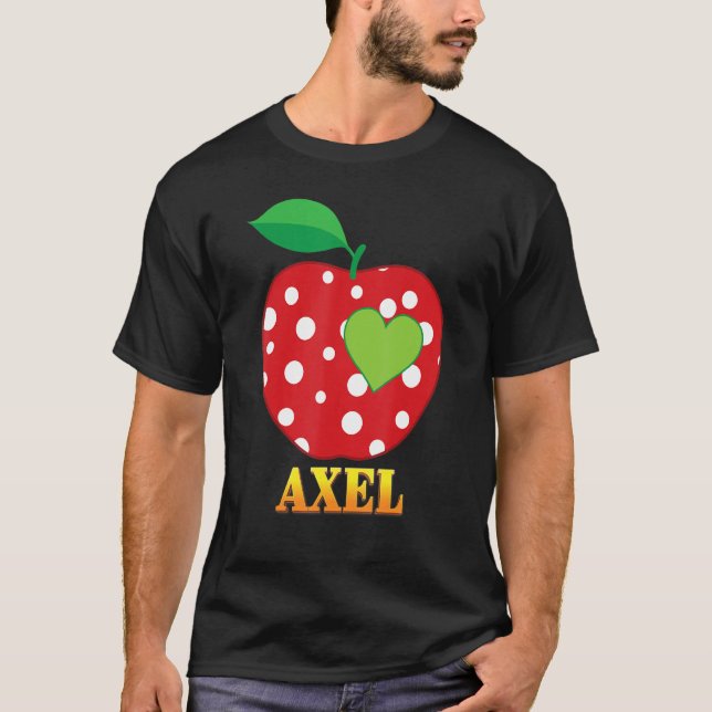 Camiseta Axel Love School De Vuelta A La Escuela De Niños (Anverso)