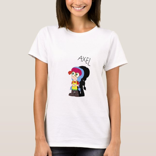Camiseta Axel Norris T Shirt (té básico femenino) (Anverso)