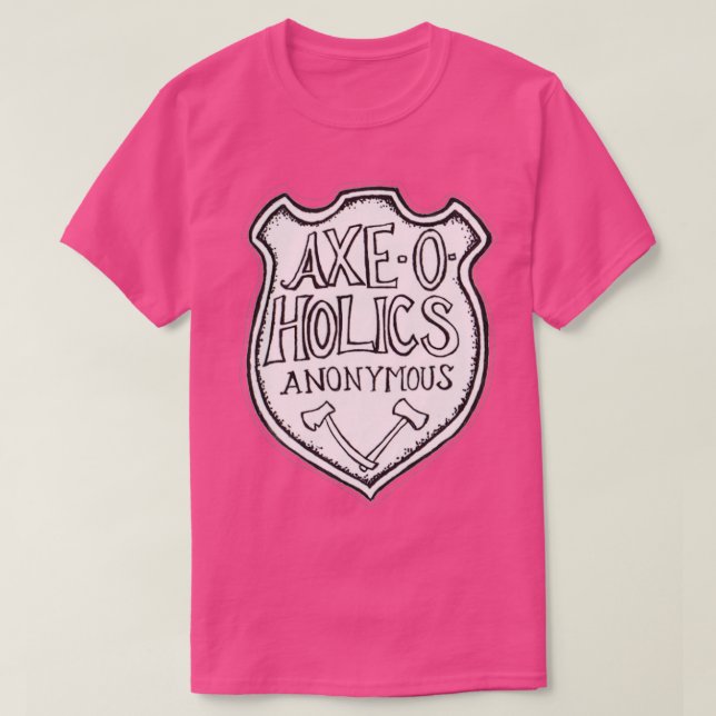 Camiseta AxeOHolics Anonymous Shield Emblem (Diseño del anverso)