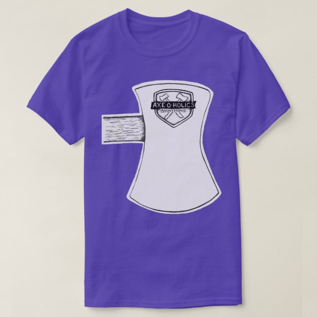 Camiseta AxeOHolics Anonymous Shield Stamp Ax Head 2 (Diseño del anverso)