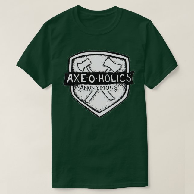 Camiseta AxeOHolics Anonymous Shield Stamp Classic TShirt (Diseño del anverso)