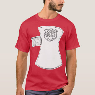 Camiseta AxeOHolics Anonymous Stamped Ax Head Shield Emble