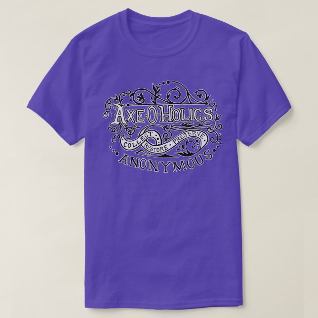 Camiseta AxeOHolics Diseño giratorio anónimo (Diseño del anverso)