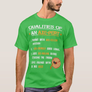 Camiseta AxePert Qualities Ax Thrower Funny Ax Throwing P