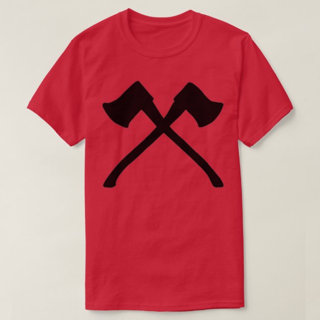 Camiseta Axes negros (Diseño del anverso)