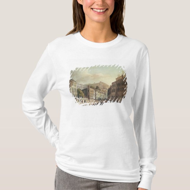 Camiseta Axford y edificios del modelo del 'baño (Anverso)