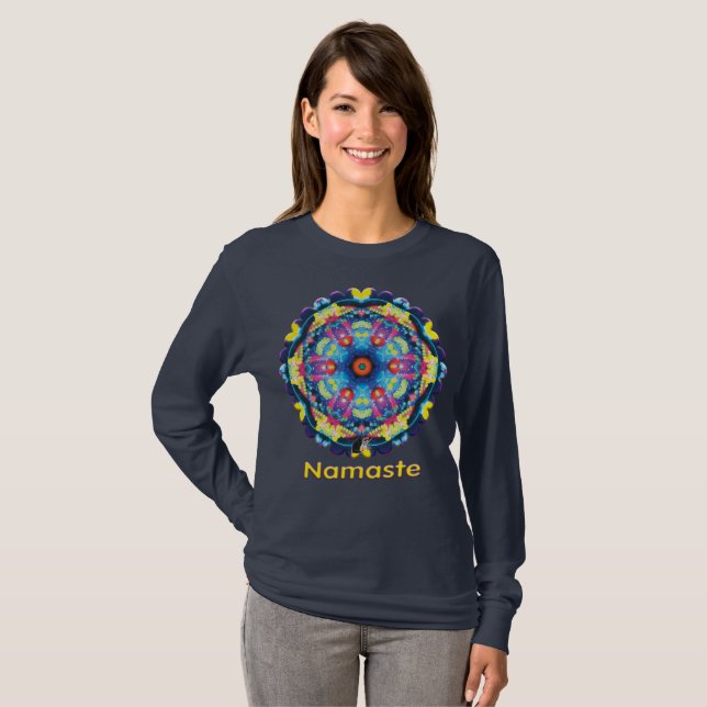 Camiseta Axis Namaste Caleidoscopio (Anverso completo)