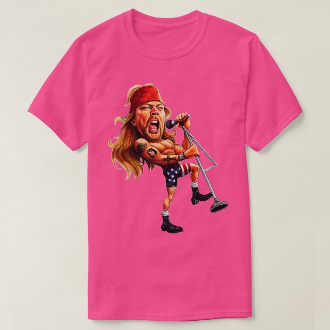 Camiseta Axl Rosa (Diseño del anverso)