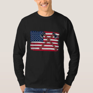 Camiseta Axle Maker Patriotic Bandera de Estados Unidos