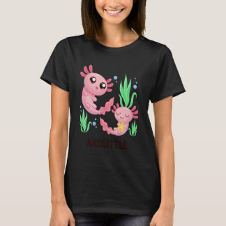 Camiseta Axolittle Cute Axolotl Pun Funny Little Sister Bro