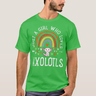 Camiseta Axolo, un Chica que ama a Axolotls Regalos Arcoiri