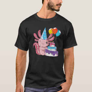 Camiseta Axolot, el anfibio de la fiesta de cumpleaños de A