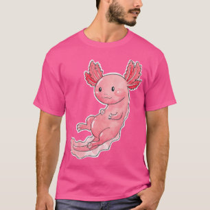 Camiseta Axolotl Acuarela Mexicana Salamandra Sweet