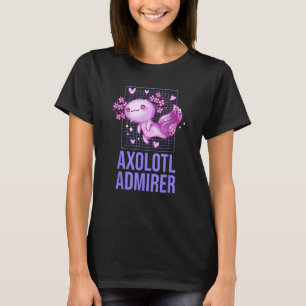 Camiseta Axolotl Admirer Animal Meme Salamander Animal Pun