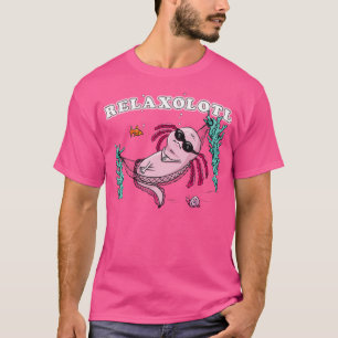 Camiseta Axolotl Adorable Hamaca De Pescado Submarino Relax