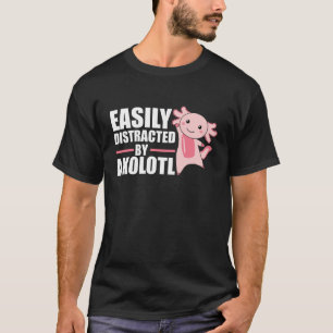 Camiseta Axolotl Ama A Los Animales Dulces Para Niños De Co