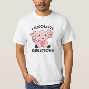 Camiseta Axolotl Ama A Los Animales Dulces Para Niños De Co