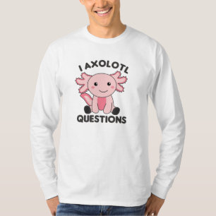 Camiseta Axolotl Ama A Los Animales Dulces Para Niños De Co