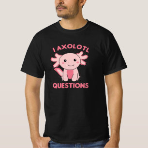 Camiseta Axolotl Ama A Los Animales Dulces Para Niños De Co