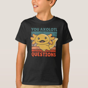 Camiseta Axolotl Amantes de los Animales Dulces Niños Axolo