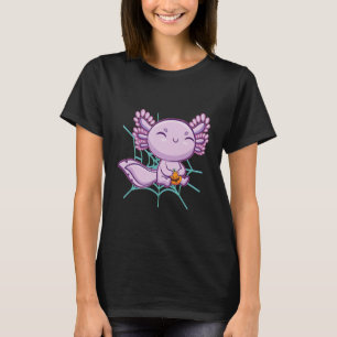 Camiseta Axolotl Ambystoma Mexicanum Halloween Pescado a pi