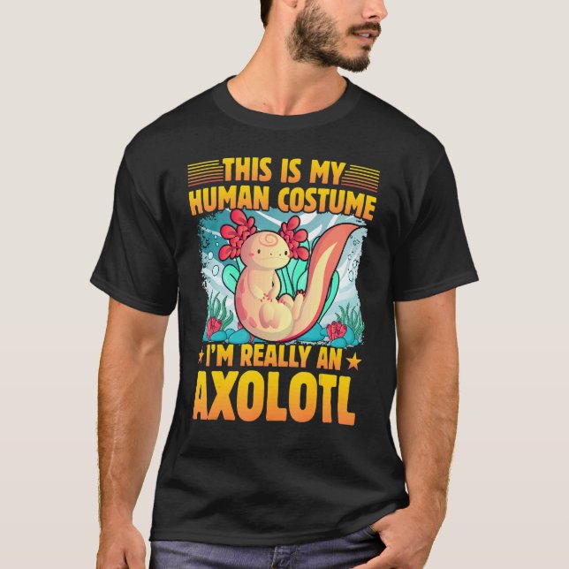 Camiseta Axolotl Amphibian  Sayings 1 (Anverso)