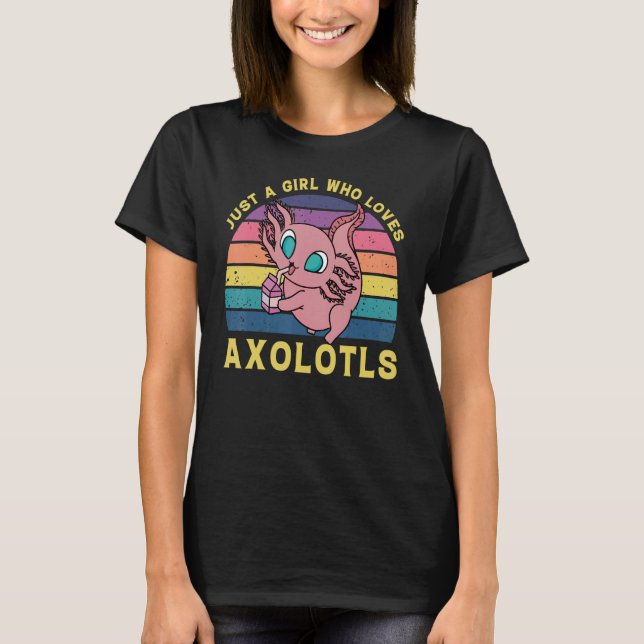 Camiseta Axolotl Amphibian  Sayings 3 (Anverso)