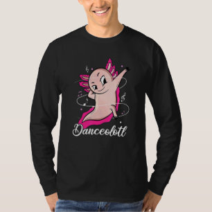 Camiseta Axolotl Bailando bailarinas anfibios de Danceolotl