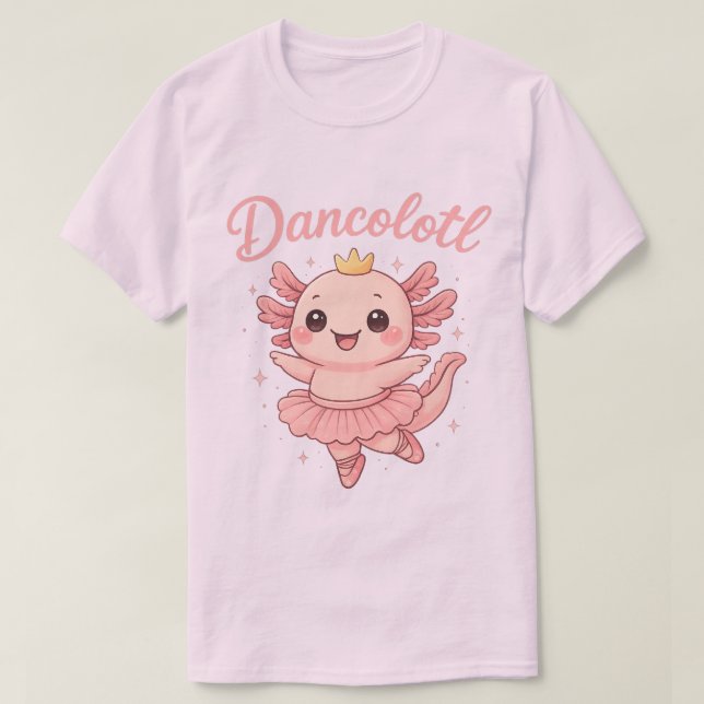 Camiseta Axolotl Ballerina Dancolotl Dance Animal Gift (Diseño del anverso)