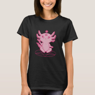 Camiseta Axolotl Baphomet Pagan Black