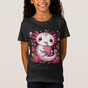 Camiseta Axolotl Bebe Fresa Japonesa