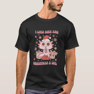 Camiseta Axolotl Bebiendo Boba Tea Cute Kawaii Gracioso Cri