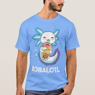 Camiseta Axolotl Boba Bubble Tea Kawaii Anime niños japones