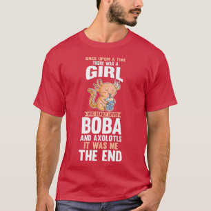 Camiseta Axolotl Boba Tea Bubble Tea 52