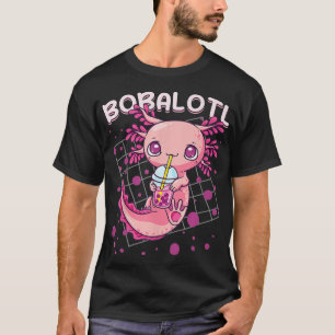 Camiseta Axolotl Boba Tea Bubble Tea Kawaii Anime Japonés