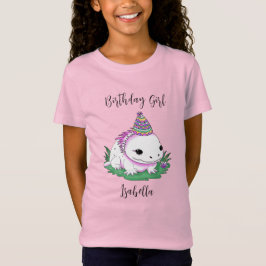 Camiseta Axolotl, Chica de cumpleaños personalizado