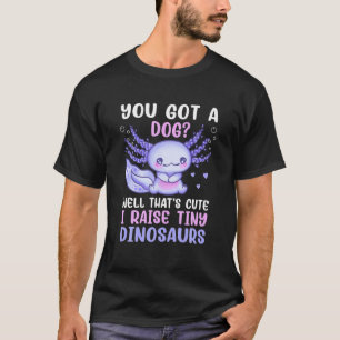 Camiseta Axolotl Cita Graciosa Yo Recaudo Dinosaurios Peque